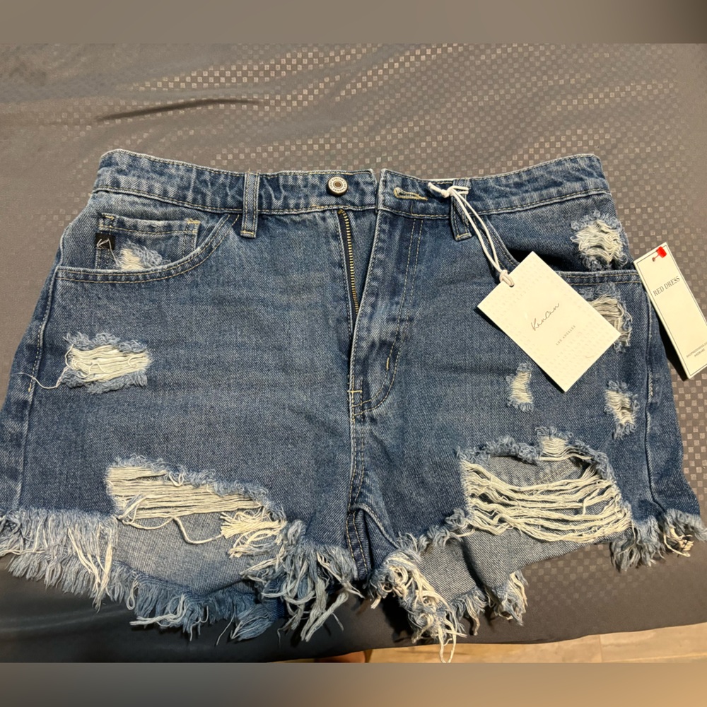 Kancan size Large cut off shorts NEW WITH TAGS
